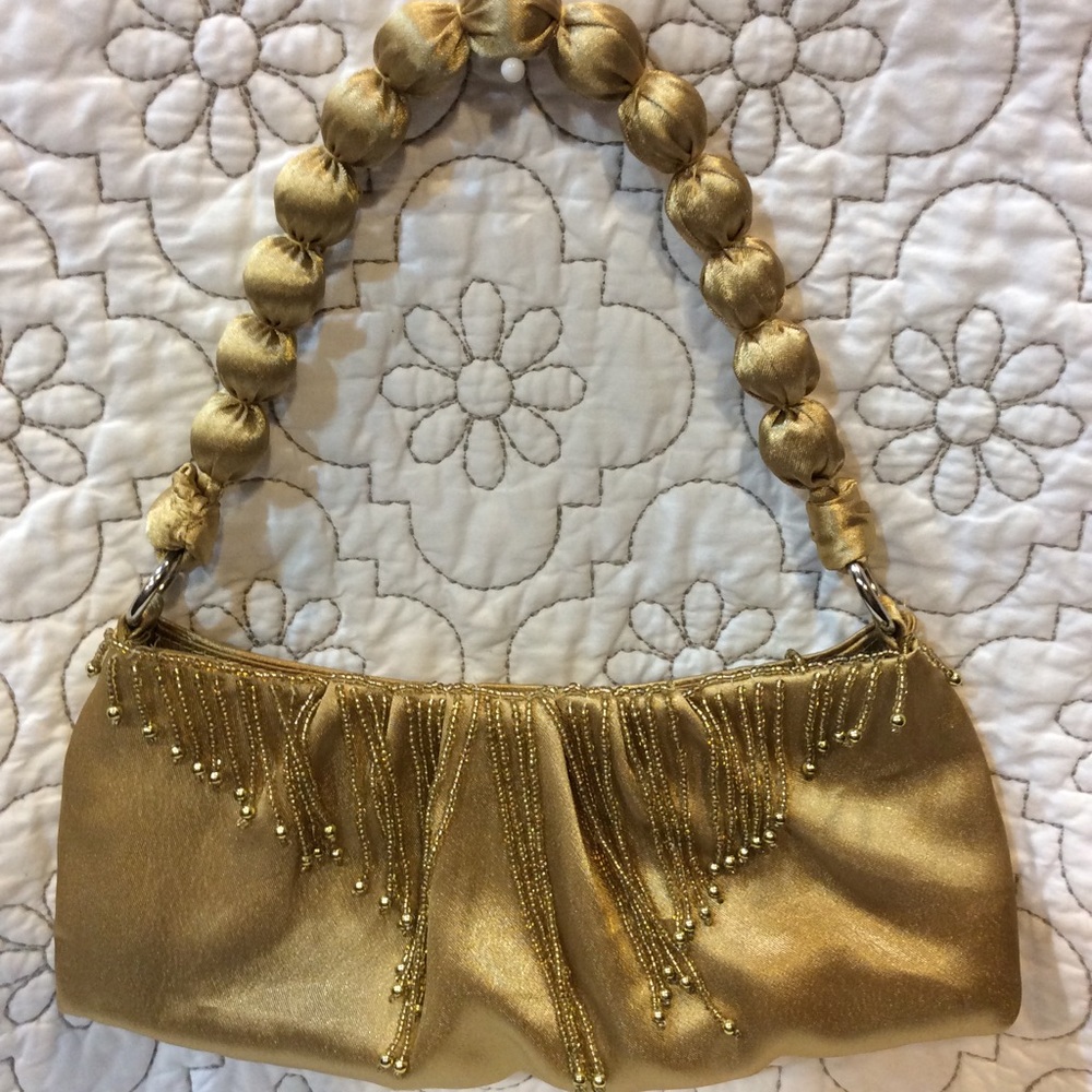 Bijoux Terner Gold Evening Bag